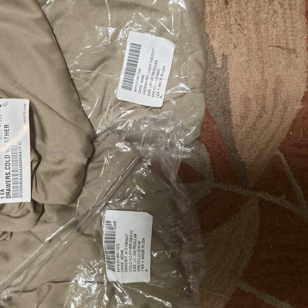 US Army Issued Under Garments